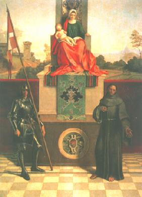 Madonna sul trono tra S. Giorgio e S. Francesco
