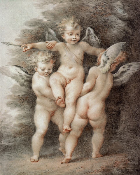 Three Cupids a Giovanni Battista Cipriani