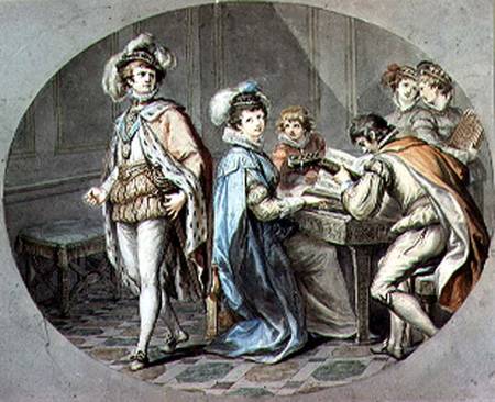 The Jealousy of Darnley a Giovanni Battista Cipriani