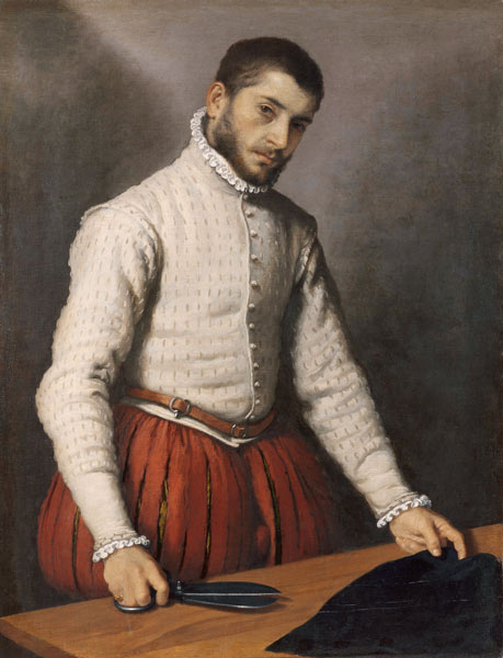 Portrait of a tailor a Giovanni Battista Moroni