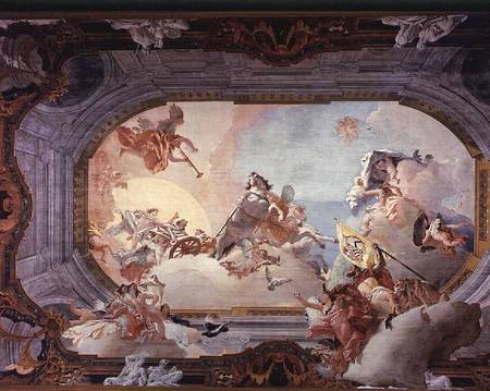 Allegory of Marriage of Rezzonico to Savorgnan a Giovanni Battista Tiepolo