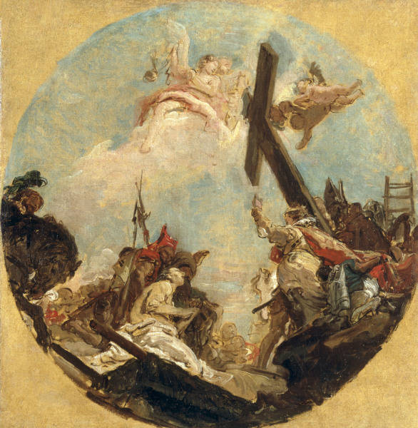 G.B.Tiepolo / Finding of the Cross / C18 a Giovanni Battista Tiepolo