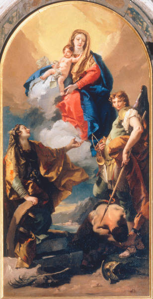 Mary, Child & Saints / Tiepolo a Giovanni Battista Tiepolo