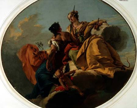 Justice and Peace a Giovanni Battista Tiepolo