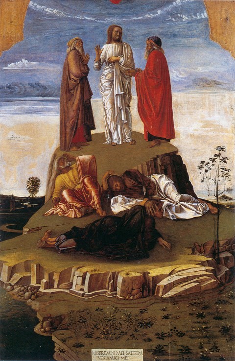 The Transfiguration of Jesus a Giovanni Bellini