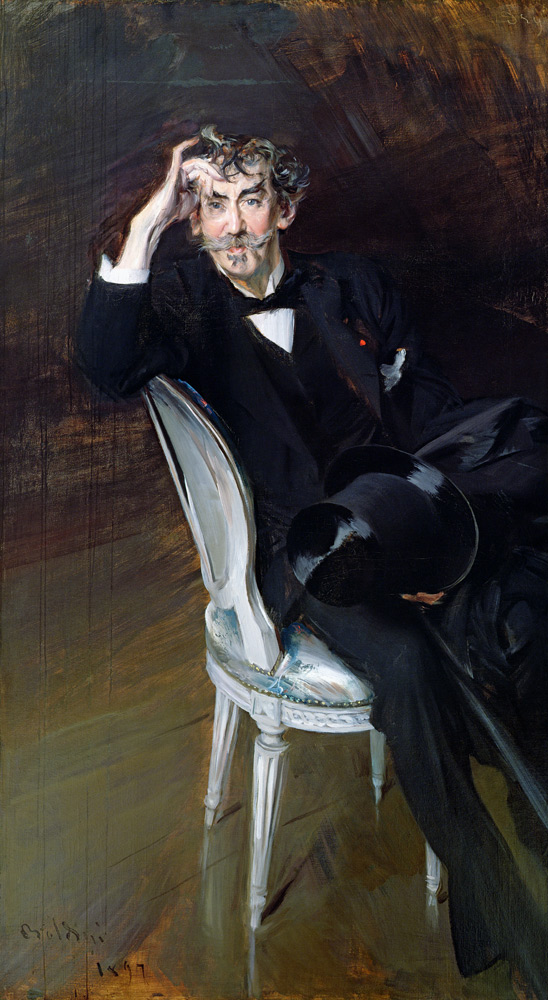 Portrait von James Abbott McNeil Whistler a Giovanni Boldini