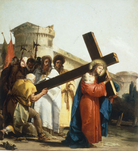 Carrying the Cross a Giovanni Domenico Tiepolo