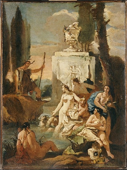 Diana and Acteon a Giovanni Battista (Giambattista) Tiepolo