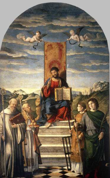 St.Mark on the throne / Santacroce a Girolamo da Santacroce