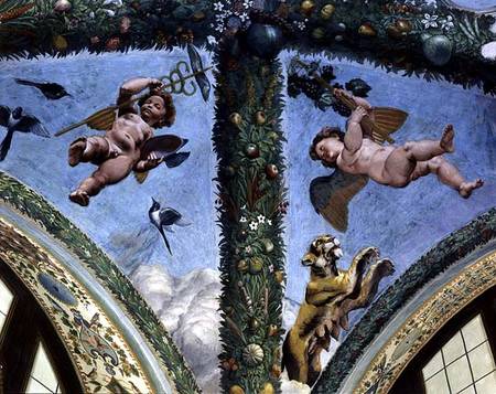 Putti from the 'Loggia of Cupid and Psyche' a Giulio Romano