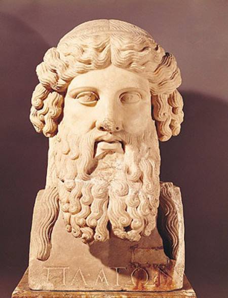 Bust of Plato (c.428-c.348 BC) a Greci Greci