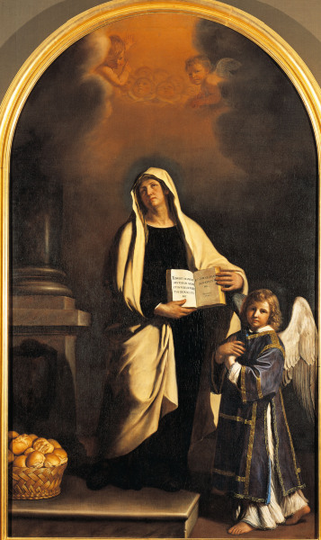 Guercino / St.Francesca Romana / 1756 a Guercino (eigentl. Giovanni Francesco Barbieri)