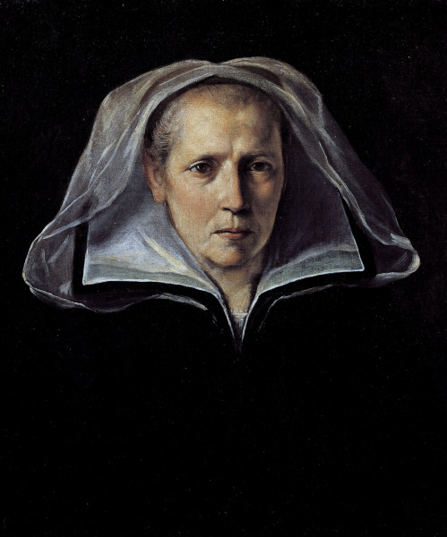 G.Reni / Portr.of a Widow /Paint./c.1630 a Guido Reni