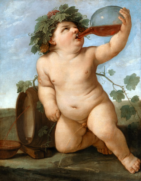 Drinking Bacchusknabe a Guido Reni