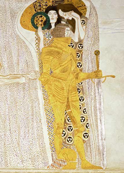 Il cavaliere (dettaglio) a Gustav Klimt