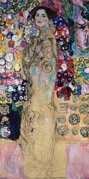 ritratto di donna - Gustav Klimt come stampa d\'arte o dipinto.