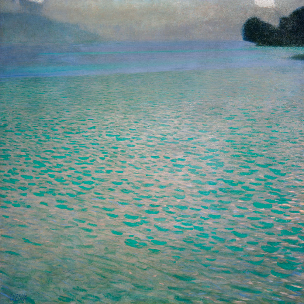 Al lago Attersee a Gustav Klimt
