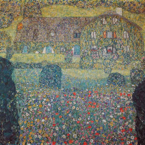 Casa di campagna ad Attersee a Gustav Klimt