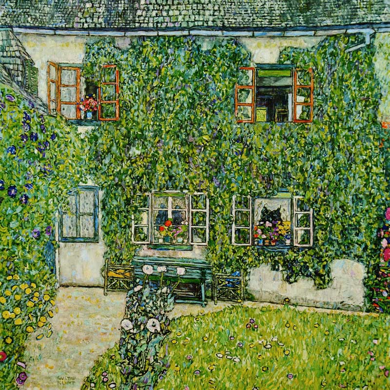 La casa del guardaboschi a Gustav Klimt