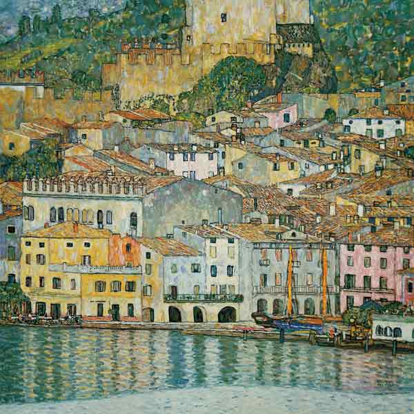 Malcesine sul Lago di Garda a Gustav Klimt