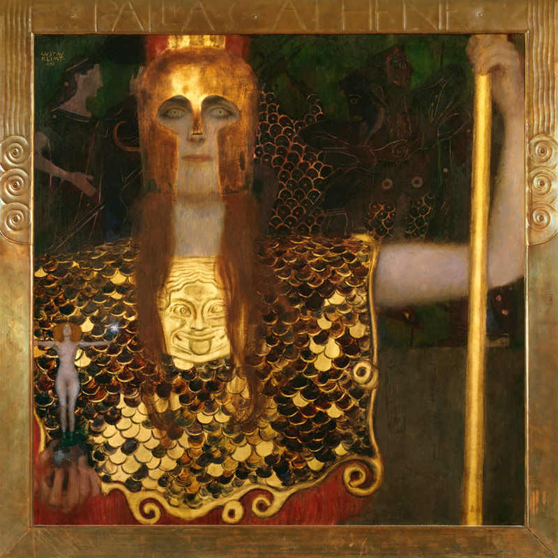 Pallas Atene a Gustav Klimt