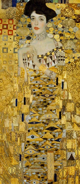 Ritratto di Adele Bloch-Bauer l (particolare) a Gustav Klimt