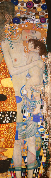 Le tre eta (dettaglio) a Gustav Klimt