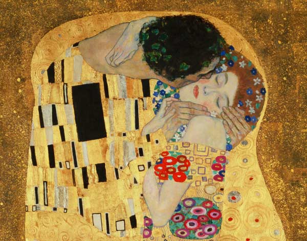 Il Bacio, 1907-08 (dettaglio 601) a Gustav Klimt
