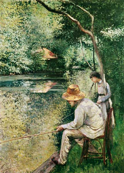Angling a Gustave Caillebotte