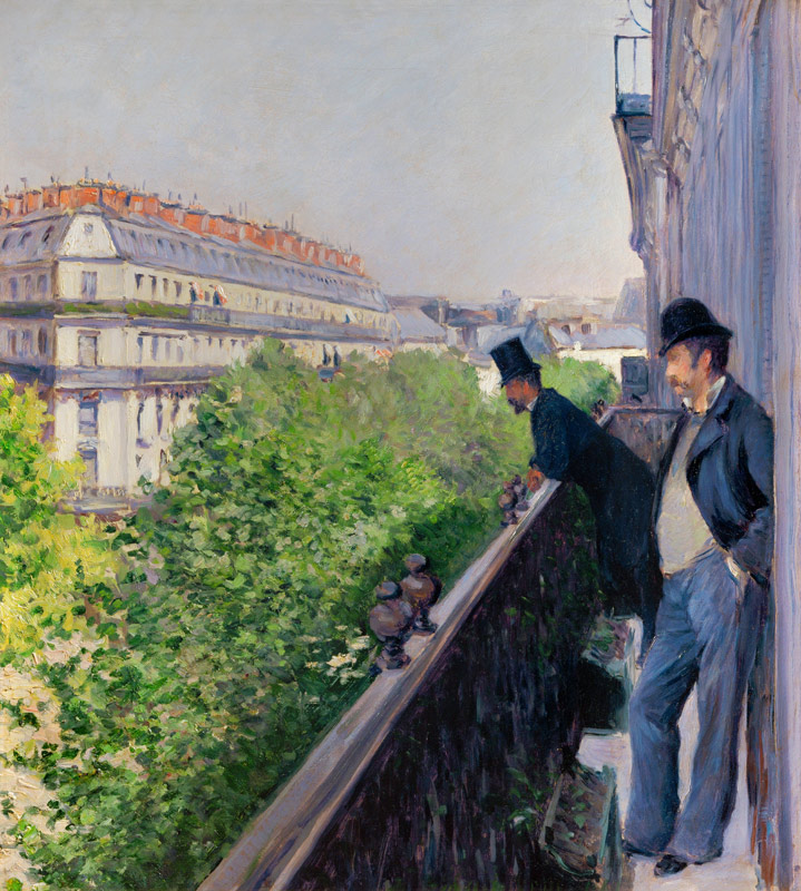 Boulevard Haussmann a Gustave Caillebotte