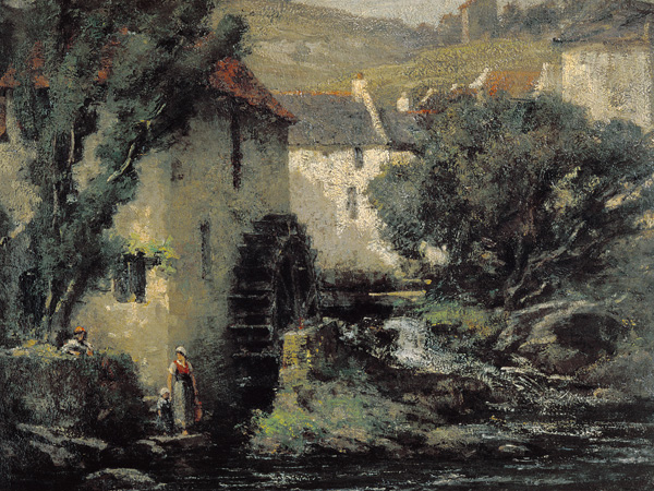 Watermill a Gustave Courbet