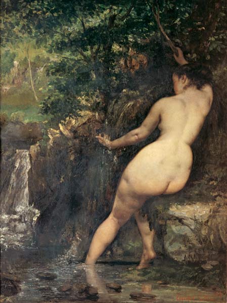 The source a Gustave Courbet