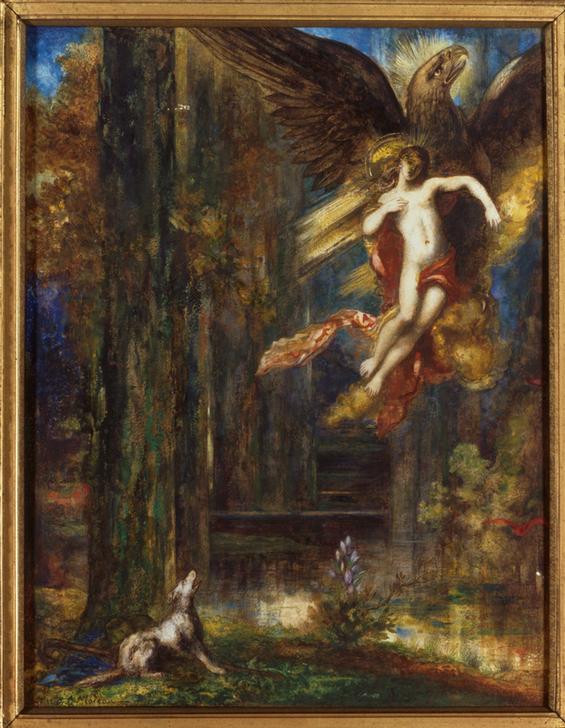 L'Enlèvement de Ganymède a Gustave Moreau