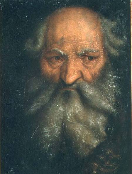 Head of an Old Man a Hans Baldung Grien
