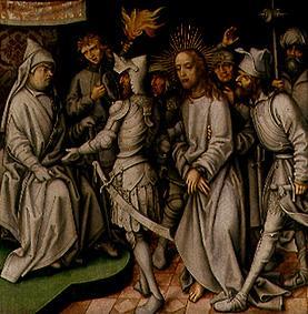 Undertow. Grey passion: Christ in front of Kaiphas. a Hans Holbein il vecchio