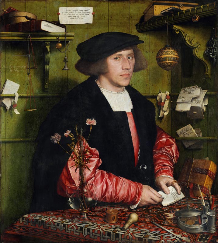 Il mercante Georg Gisze a Hans Holbein Il Giovane