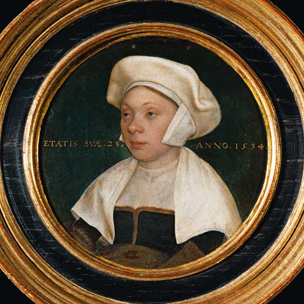 The wife of a dignitary at the court of King Henry VIII a Hans Holbein Il Giovane