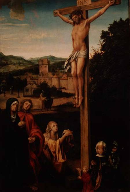 The Crucifixion (panel) a Hans Suess Kulmbach
