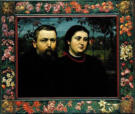 The Artist with his Wife Bonicella a Hans Thoma