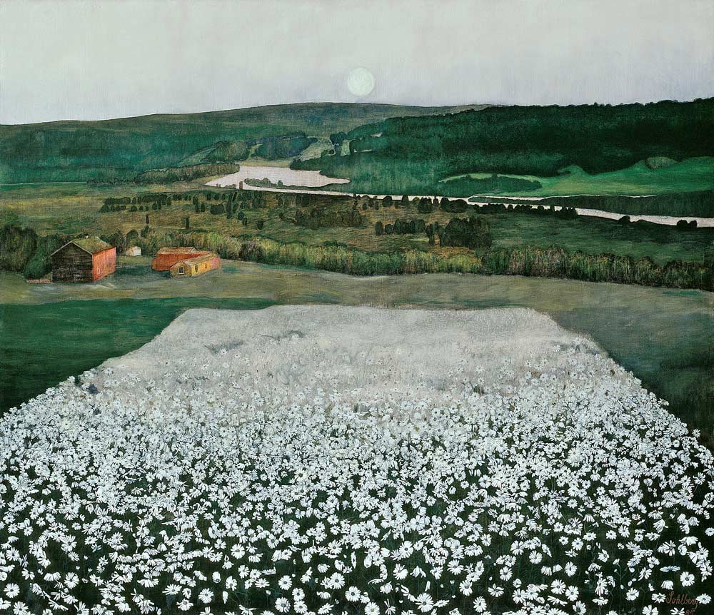 Flower Meadow in the North a Harald Sohlberg