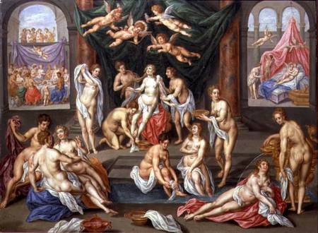 The Story of Cupid and Psyche a Hendrik de Clerck