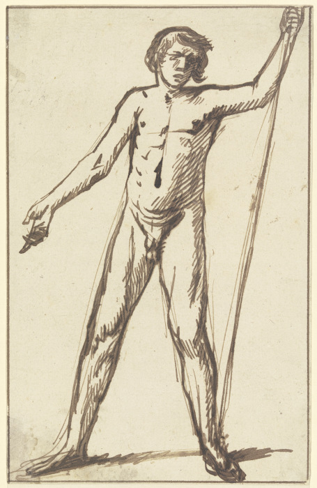 Male nude a Hendrik Goudt
