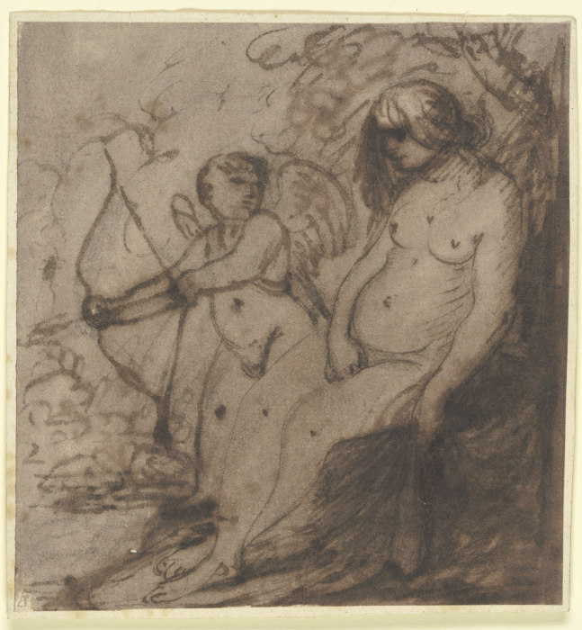 Venus and Cupid a Hendrik Goudt