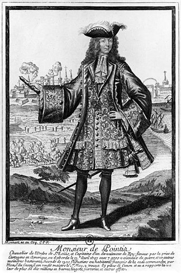 Jean Bernard Desjean (1645-1711) Baron de Pointis a Henri Bonnart