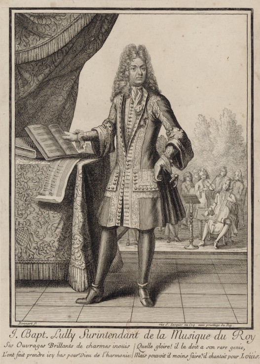 Composer Jean-Baptiste Lully a Henri Bonnart