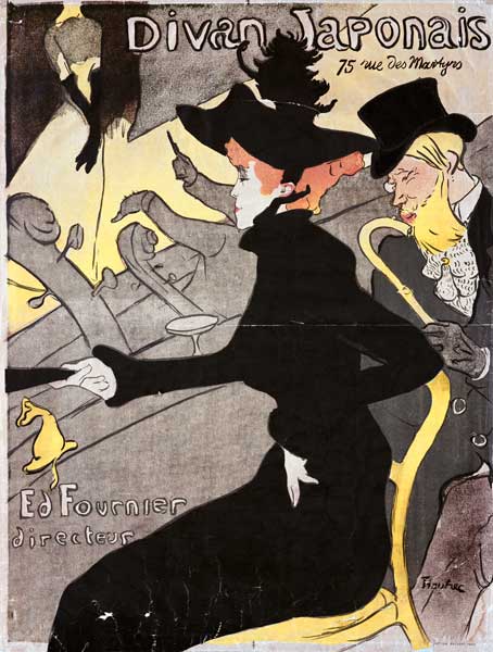 Divan Japonais a Henri de Toulouse-Lautrec