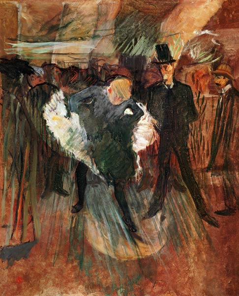 La Goulue and Valentin le Desosse a Henri de Toulouse-Lautrec