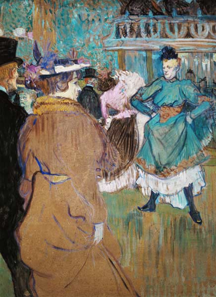 Quadrille in the Moulin rouge a Henri de Toulouse-Lautrec