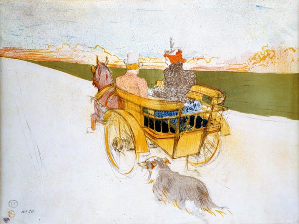 A Ride in the Country, or the English Trap  and a Henri de Toulouse-Lautrec