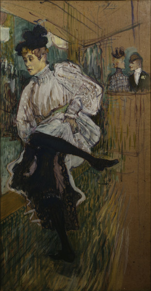 Jane Avril dansant a Henri de Toulouse-Lautrec
